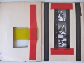 Elisa Abela - La documentazione italiana, 2012 - Photo collage artist book, cm 17,5 x 12,5